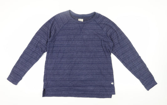 Champion Men’s Blue XL Pullover Striped Sweatshirt