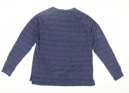 Champion Men’s Blue XL Pullover Striped Sweatshirt