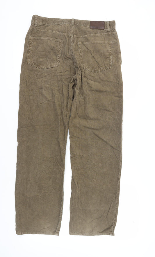 Calvin Klein Men's Brown Corduroy Trousers L