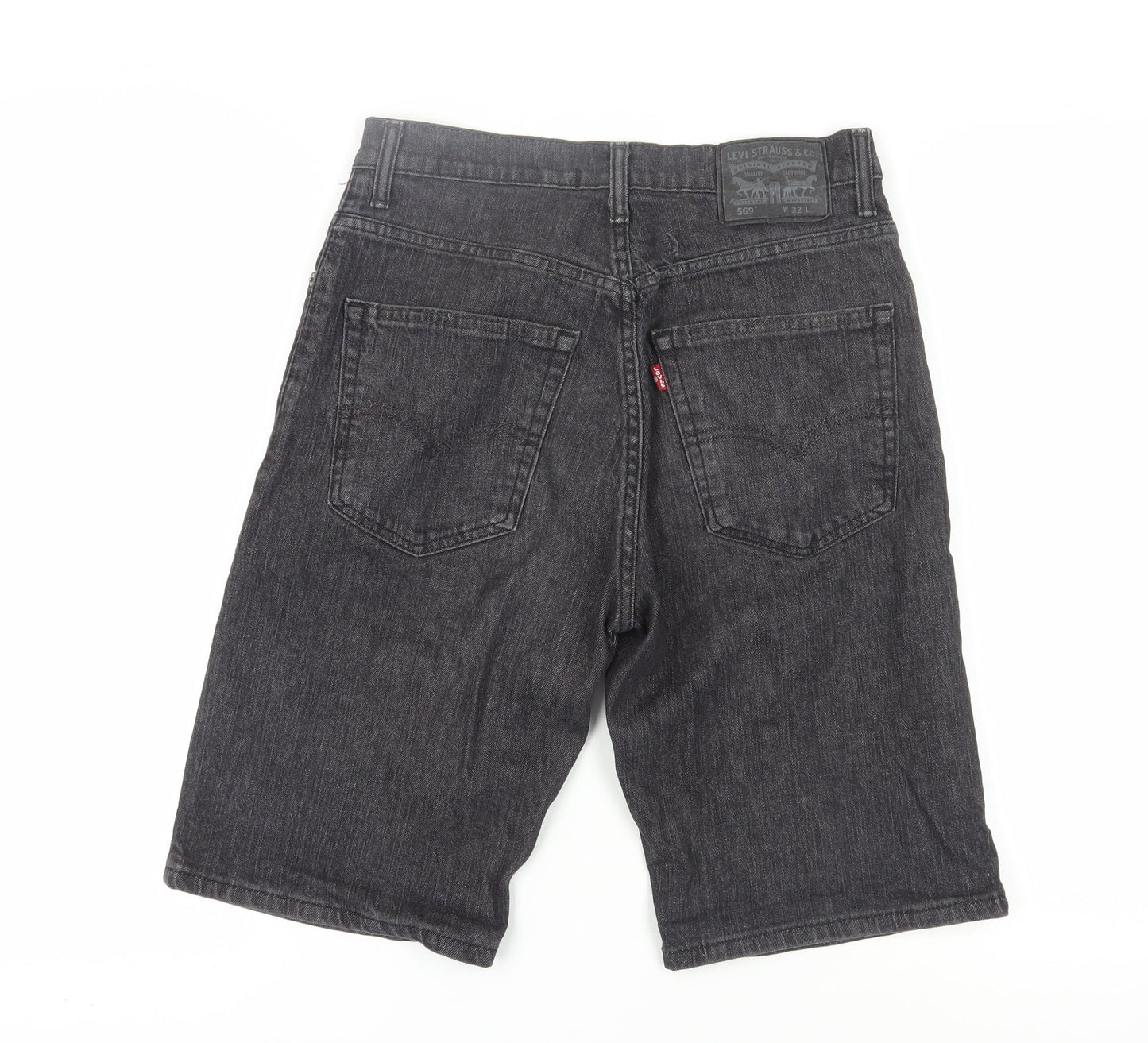 Levi Strauss Black Bermuda Shorts Men's M, Denim, Casual Wear