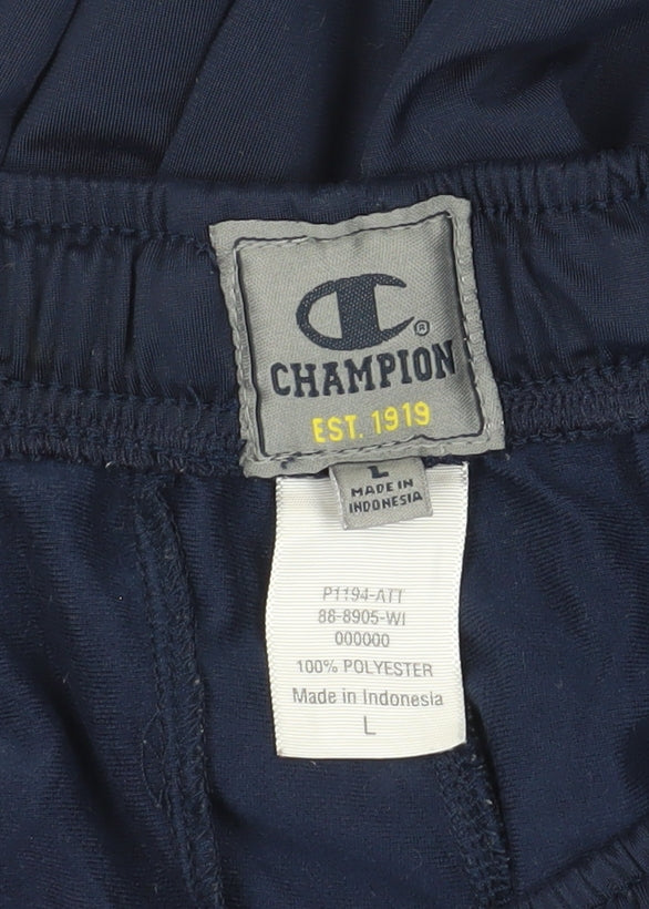 Champion Men's Blue Jogger Trousers, Size L