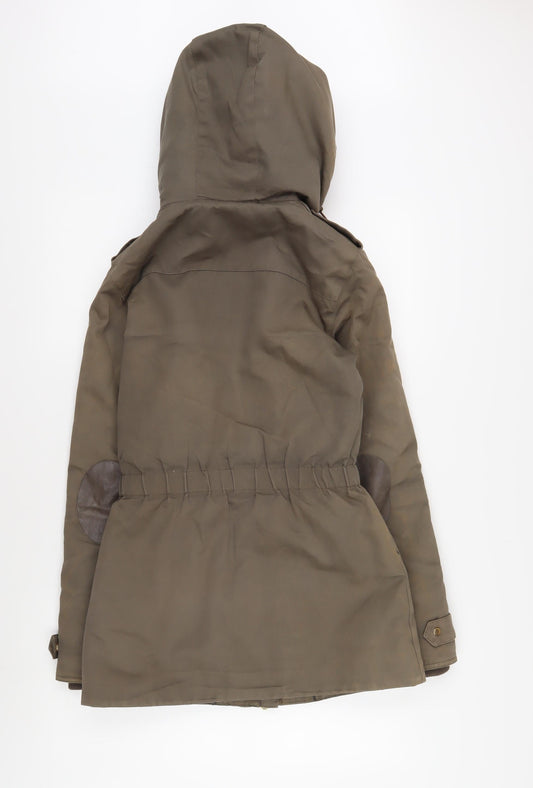 modström Women Brown Parka Jacket XS
