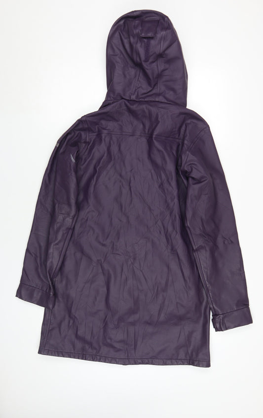 Trespass Women's Purple Waterproof Parka Jacket Size 10