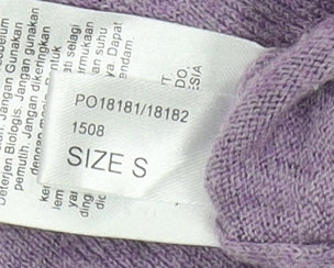 T.M. Lewin Women's Purple V-Neck Sleeveless Top - Size S