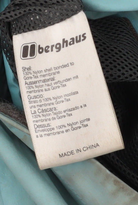 Berghaus Women's Blue Rain Coat, Size 14, Waterproof Jacket