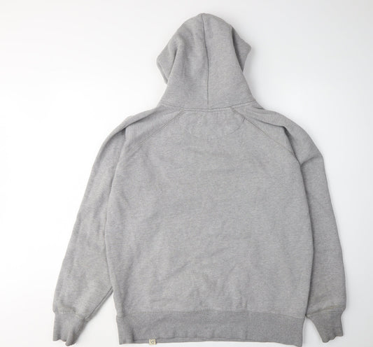 Kandi Clothing Men's Grey Pullover Hoodie - Logo, Size L