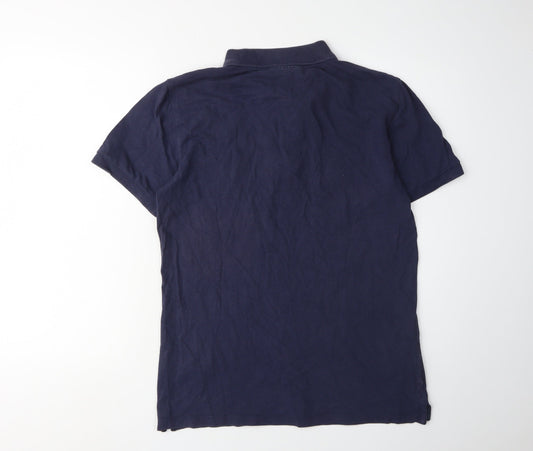 Casual Friday Men's Blue Polo Shirt S Short Sleeve