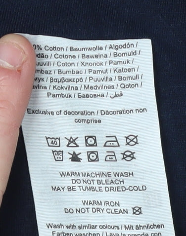 Jack & Jones Men's Blue Polo Shirt Medium