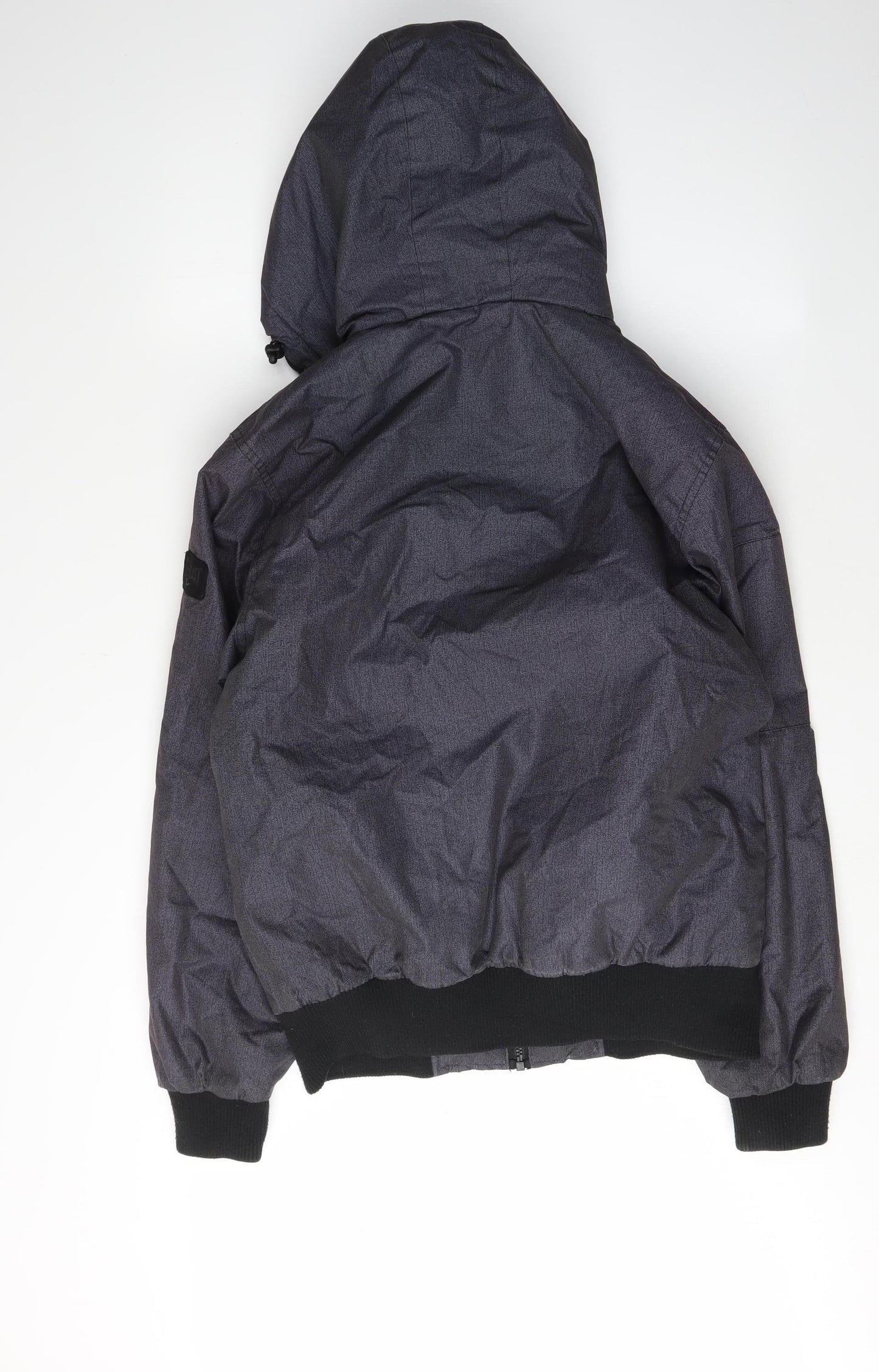 Everlast Men's Black Bomber Jacket with Hood, Size S