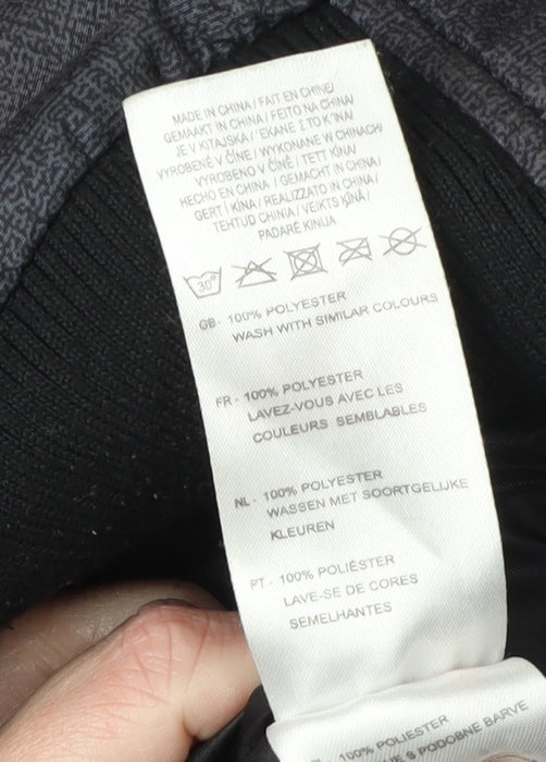 Everlast Men's Black Bomber Jacket with Hood, Size S