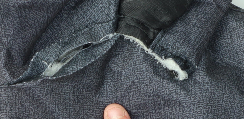 Everlast Men's Black Bomber Jacket with Hood, Size S