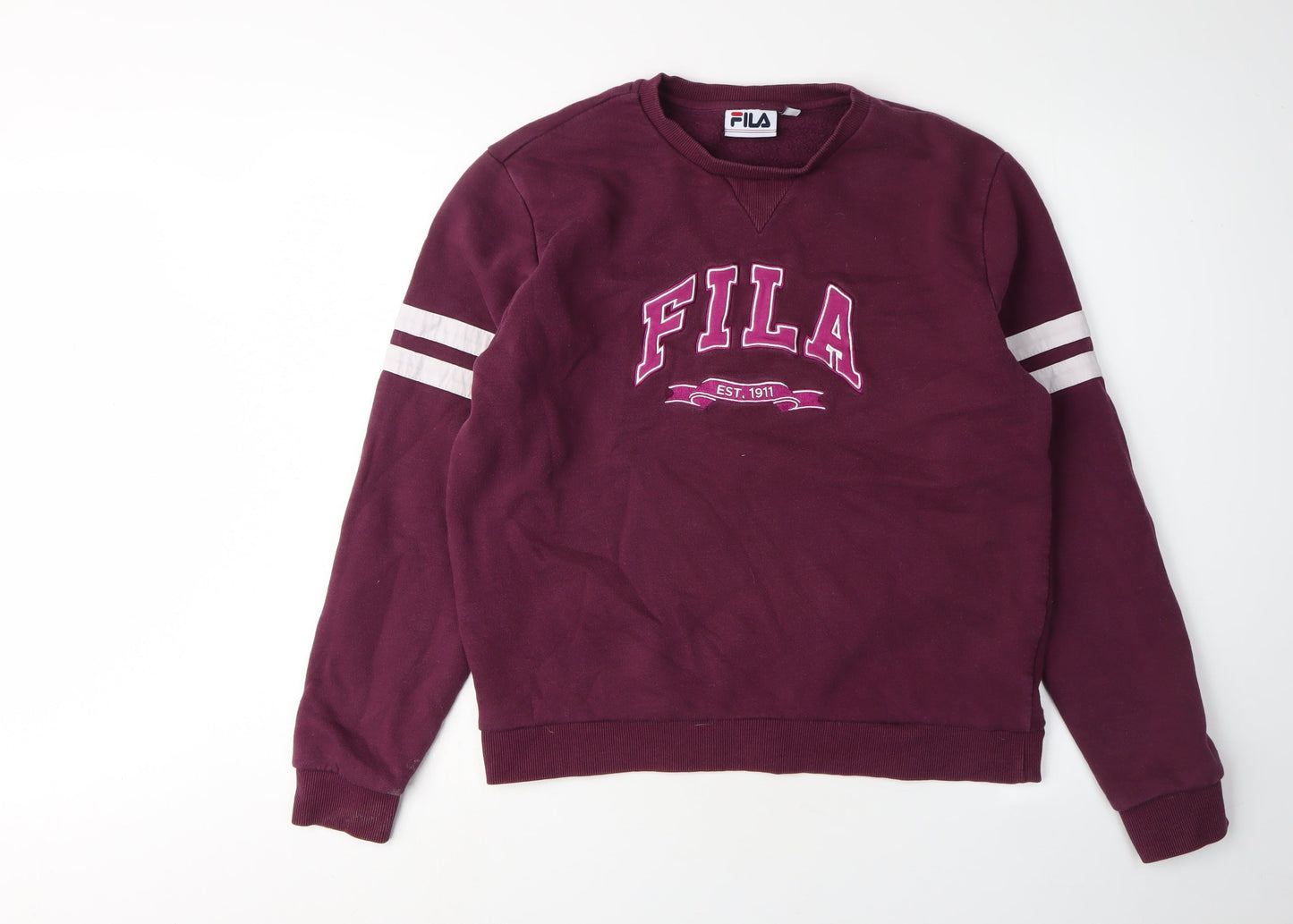 Fila Women's Red Logo Sweatshirt S Pullover