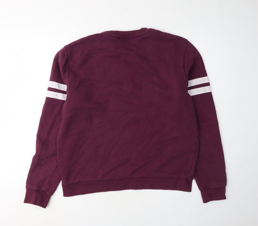 Fila Women's Red Logo Sweatshirt S Pullover