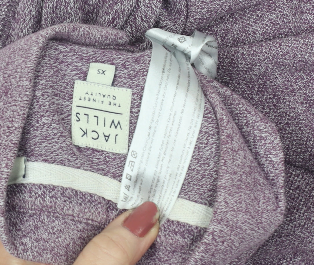 Jack Wills Unisex Purple Polo Shirt - XS Casual Style