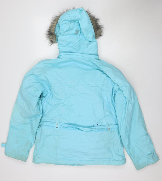 Trespass Women's Blue Ski Jacket L, Waterproof, Winter