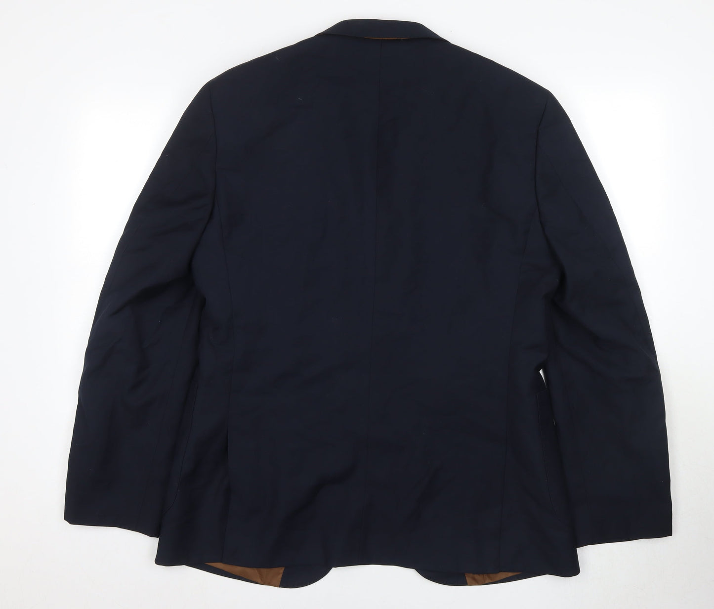 Jeff Banks Men's Blue Blazer Size L, Polyester Viscose