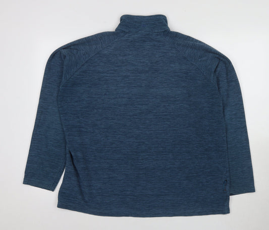 Mountain Warehouse Men's Blue 1/4 Zip Sweatshirt XL