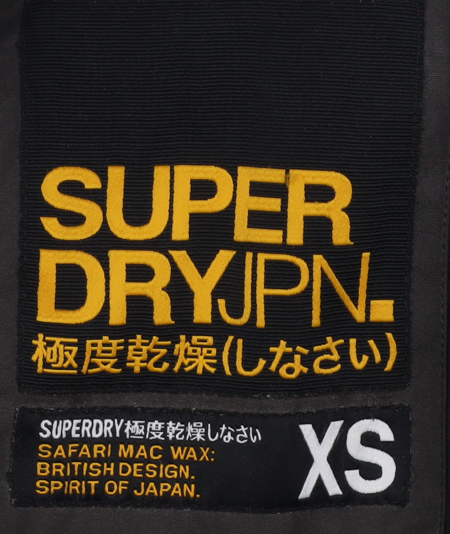 Superdry Women's Brown Trench Coat XS Relaxed Fit