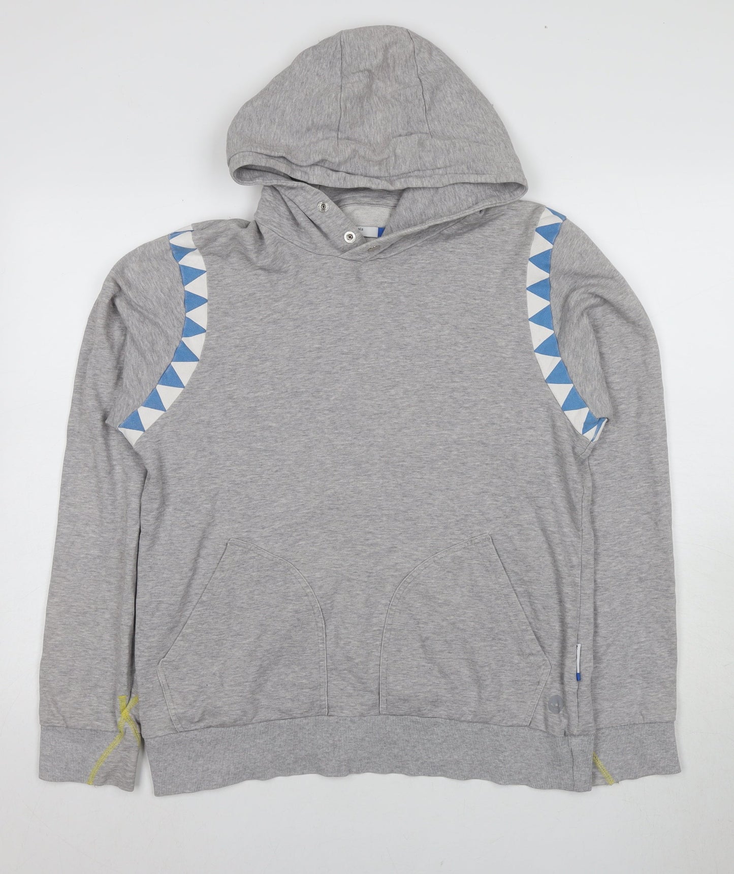 Adidas Men's Grey Pullover Hoodie Size M
