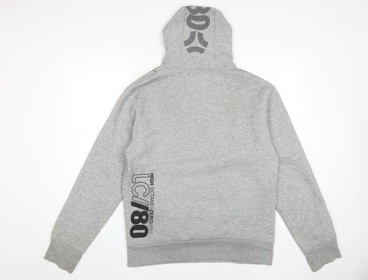 Lee Cooper Men's Grey Hoodie Size M Pullover Casual