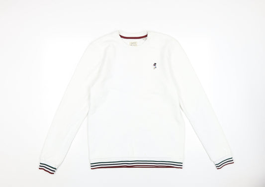 Jack Wills Men's White Pullover Sweatshirt S