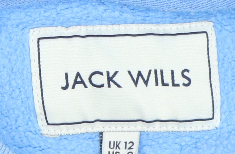 Jack Wills Women's Blue Pullover Sweatshirt Size 12