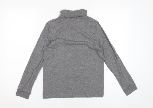 La Redoute Girls Grey Long Sleeve T-Shirt, Size 12 Years