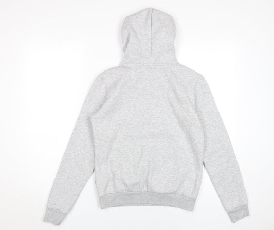 PUMA Grey Unisex Adults Pullover Hoodie Size 8