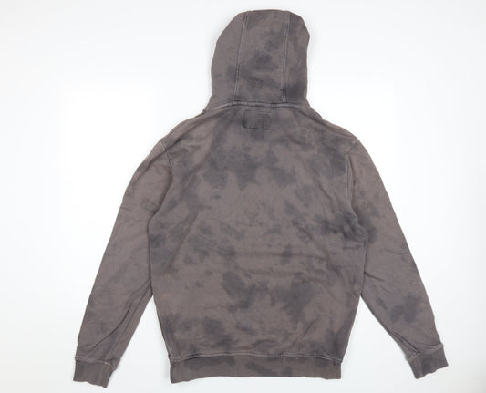 Jack Wills Men's Grey Pullover Hoodie, S, Cotton