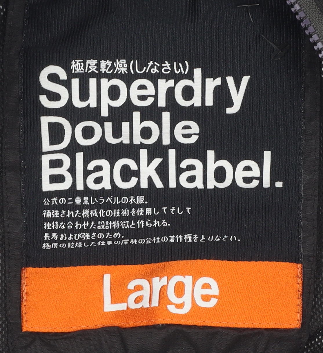 Superdry Men's Black L Windbreaker Jacket
