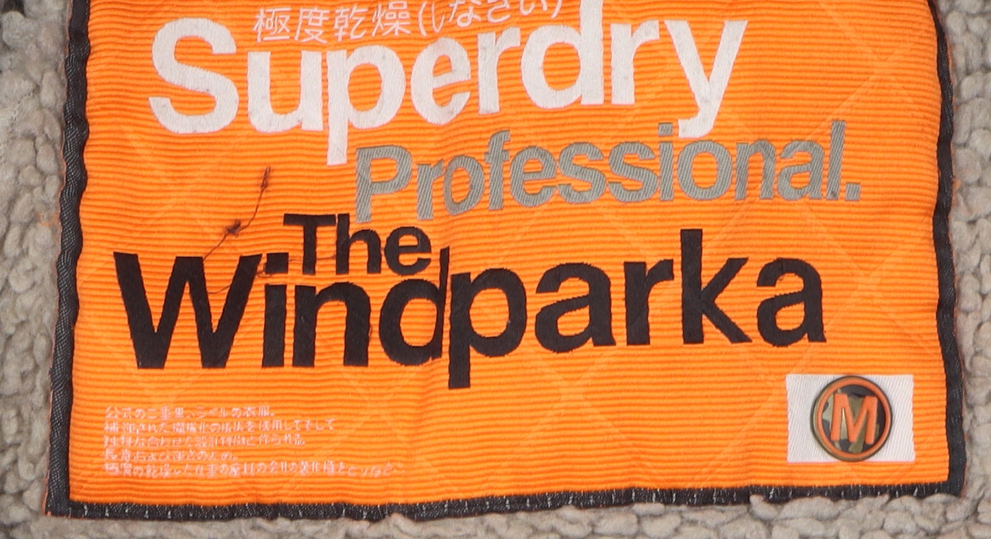 Superdry Women's Black Parka Jacket M Winter