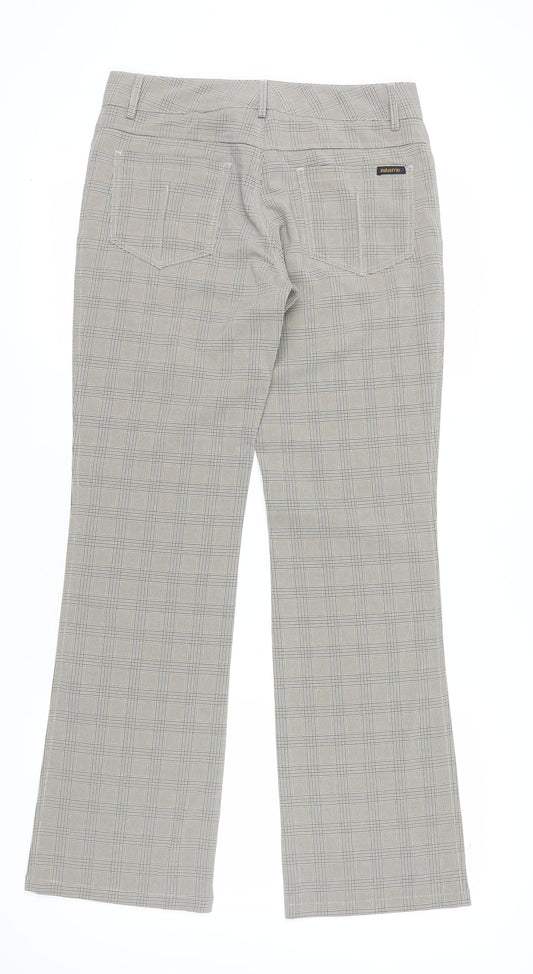 Industrie Women's Grey Check Dress Pants - Size L