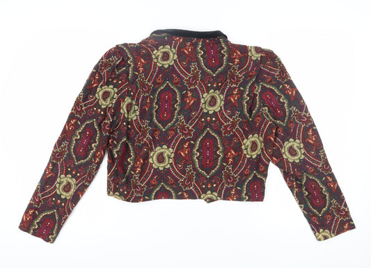 Womens UK Size 12 L.G. Star Multicoloured Rayon Blouse