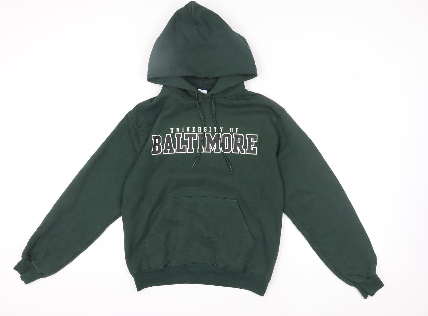 Champion Men's Green Pullover Hoodie - Size S