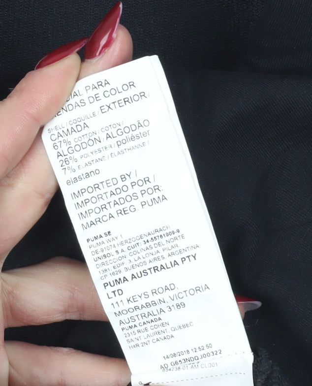 Puma Women's Black Pullover Hoodie 2XS