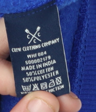 Crew Clothing Women's Blue Pullover Hoodie Size 6