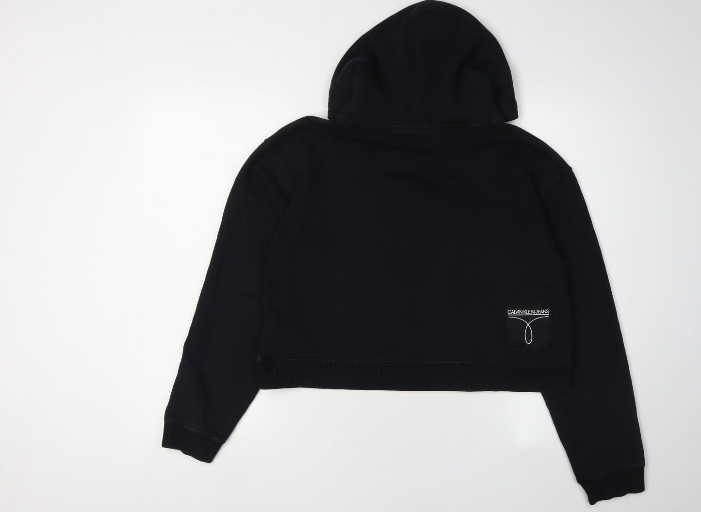 Calvin Klein Women's Black Hoodie M Pullover