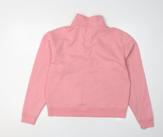 Tommy Jeans Pink Pullover Sweatshirt Women's M