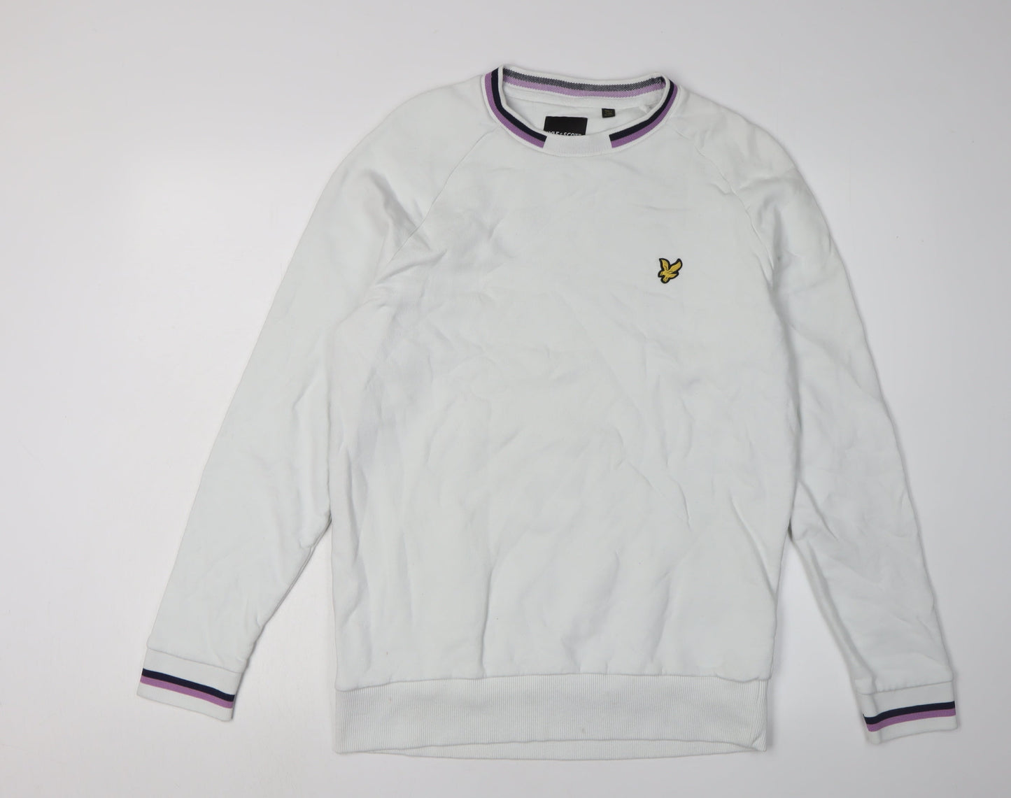 Lyle & Scott Men's White Pullover Sweatshirt M