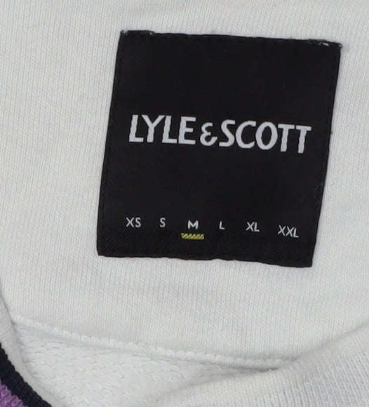 Lyle & Scott Men's White Pullover Sweatshirt M