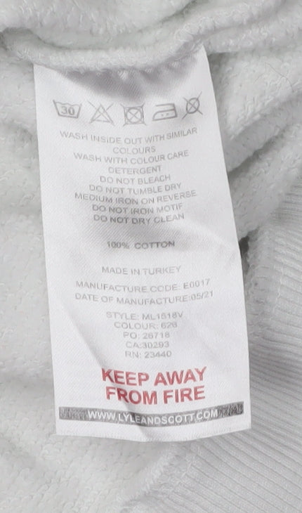 Lyle & Scott Men's White Pullover Sweatshirt M