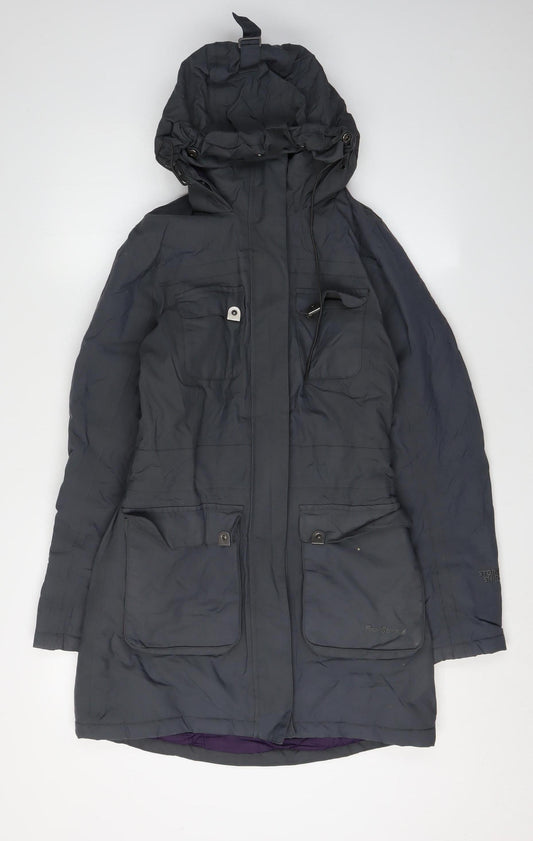 Peter Storm Women's Black Parka Jacket Size 8