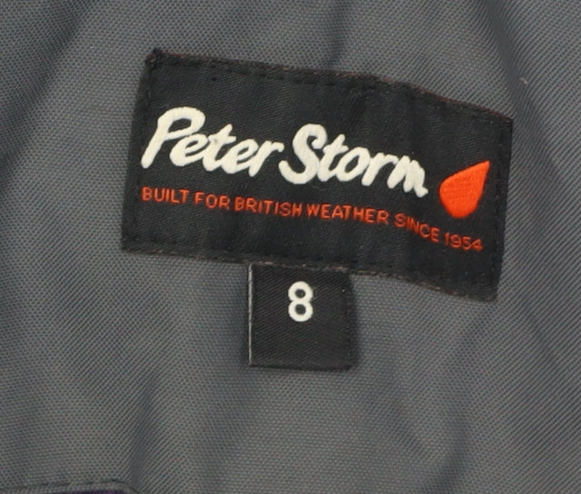 Peter Storm Women's Black Parka Jacket Size 8