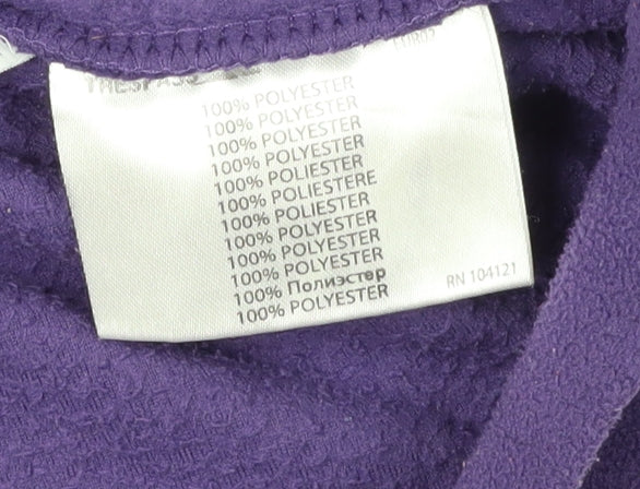 Trespass Women's Purple Fleece Hoodie Size S