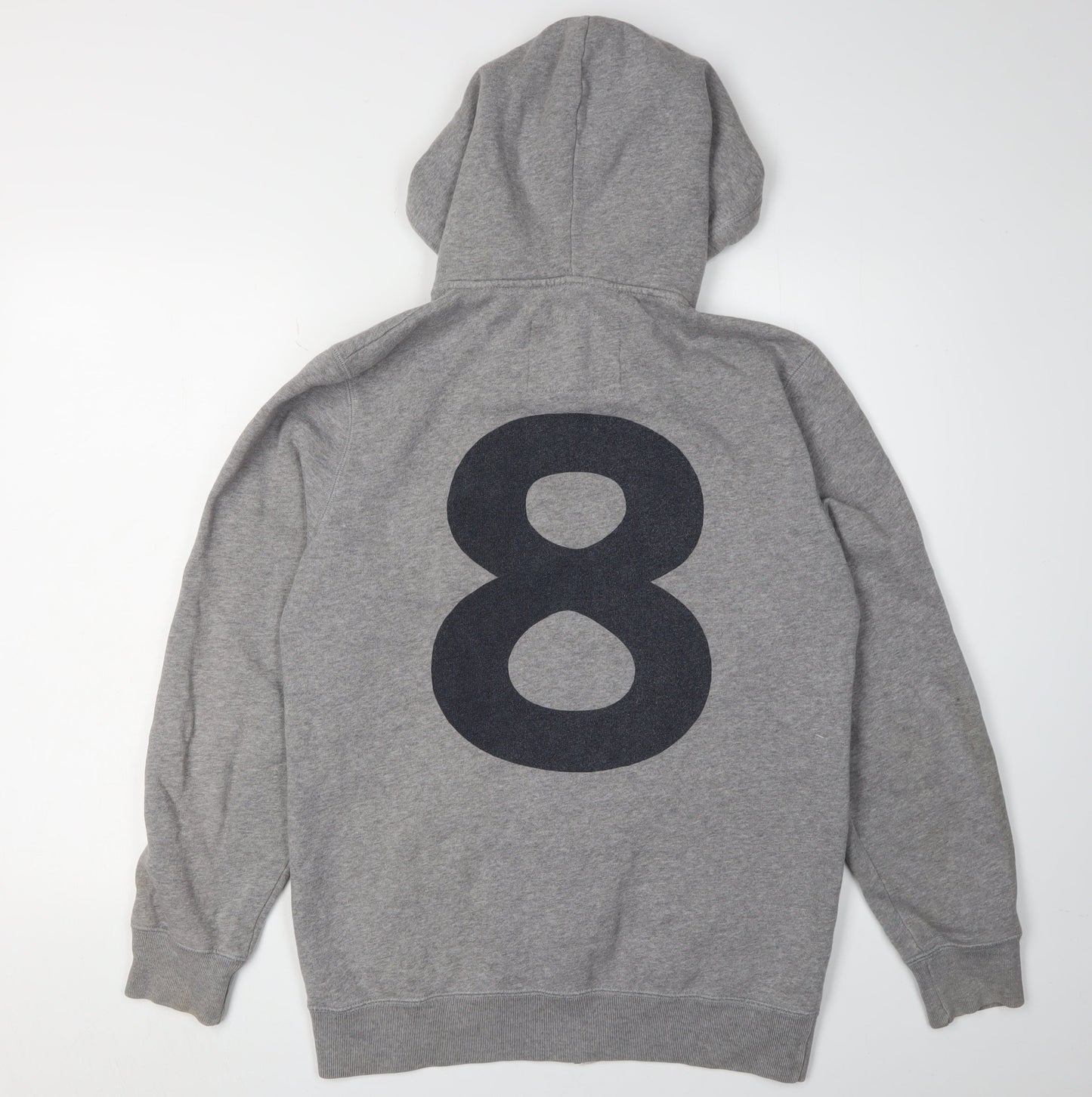 Jack Wills Men's Grey Full Zip Hoodie, Size S