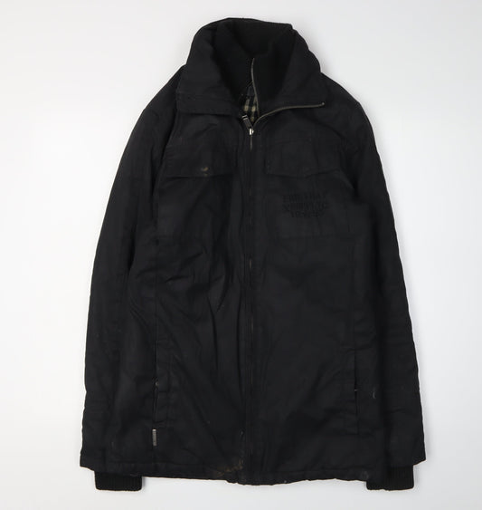 Firetrap Men's Black XS Classic Zip Jacket