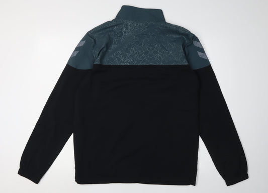 Hummel Men's Black Windbreaker Jacket S
