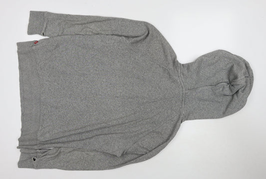 Levi's Men's Grey Logo Hoodie - Size S, Pullover, Cotton