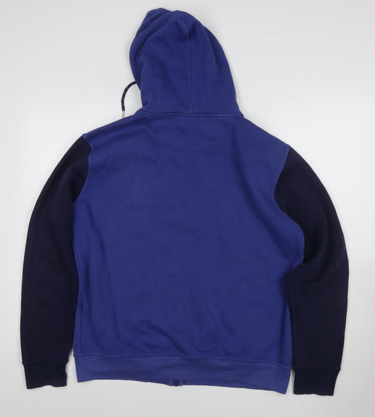 Pierre Cardin Men's Blue Full Zip Hoodie L