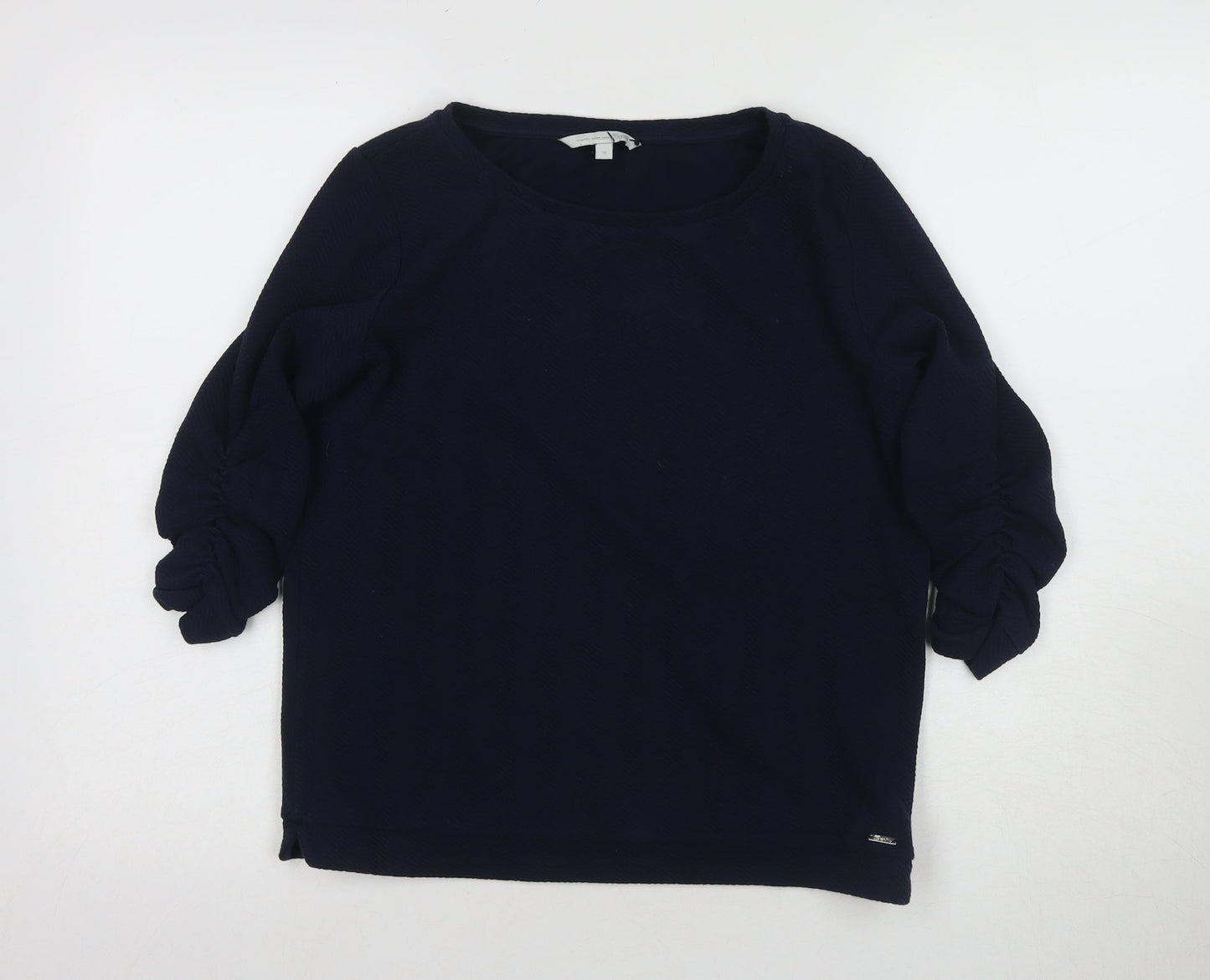 Tom Tailor Denim Women's Blue M 3/4 Sleeve Top